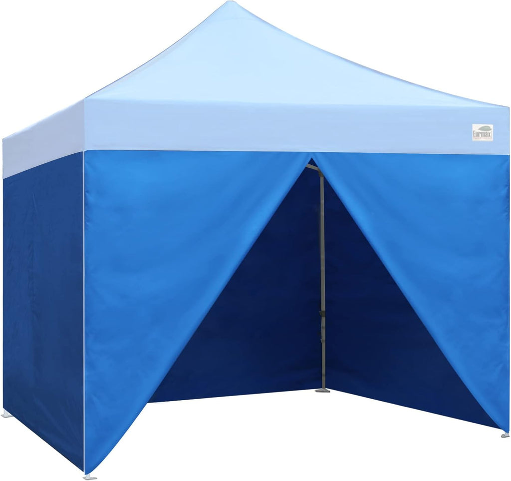 Zippered Walls for 10x10 Pop Up Canopy Tent, 3 Sidewalls & 1 Door Wall, White k7
