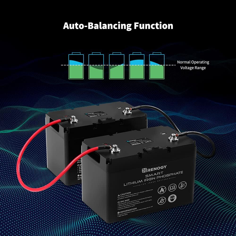 12V 100Ah Lithium-Iron Phosphate Battery with Self-Heating r7