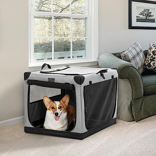 Dog Crate 26 Inch Indoor Portable Kennel a7
