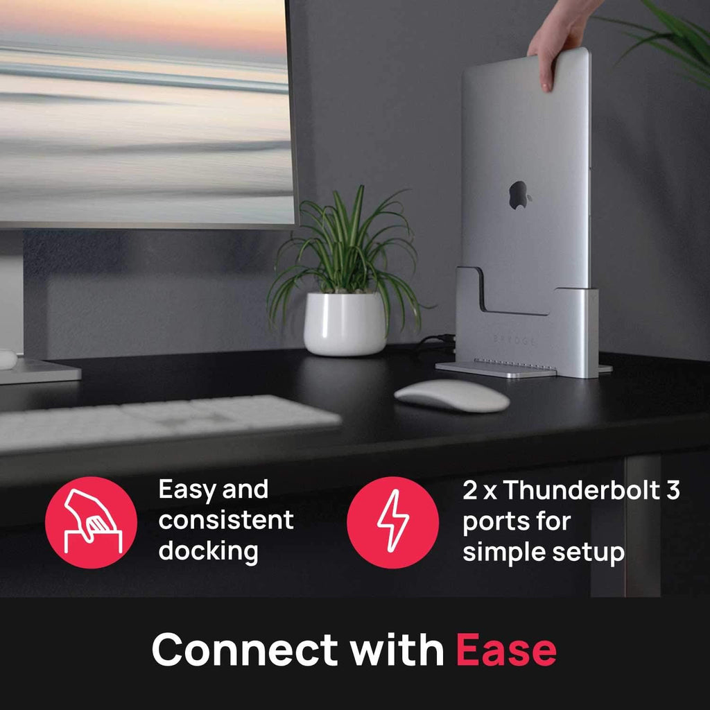 Vertical Docking Station for 13-inch MacBook Air Space Gray k7