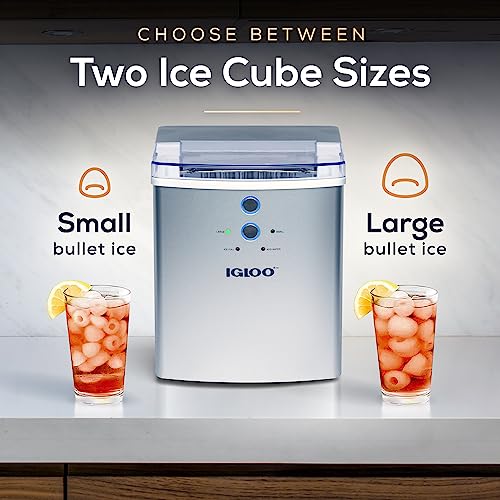 Electric Countertop Ice Maker Machine Portable 33lbs 24h Stainless Steel A7