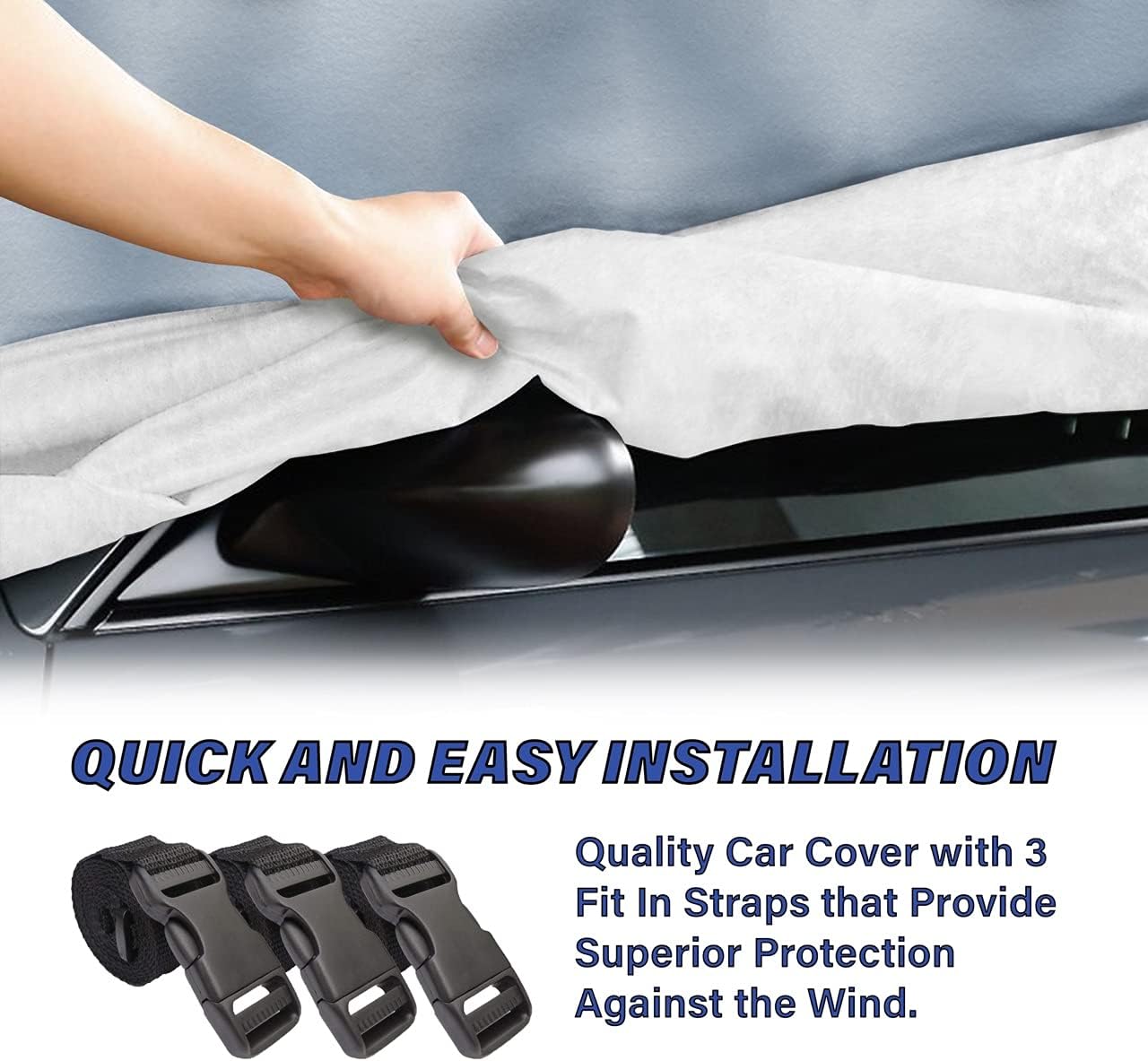Ford Mustang 1987-1993 Full Car Cover Waterproof Outdoor Protection k7