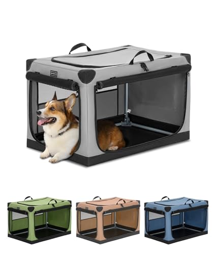 Dog Crate 26 Inch Indoor Portable Kennel a7