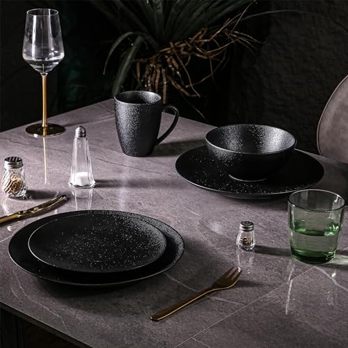 16-Piece Porcelain Dinnerware Set for 4, Blue k7