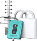 ANYCALL Cell Phone Signal Booster for Home/Office|Metal Body|Band 2 4 5 12 13 17 Boosts Voice Data 4G LTE & 5G up to 4,500 sq ft for All U.S. Carriers - Verizon, AT&T, T-Mobile & More|FCC Approved