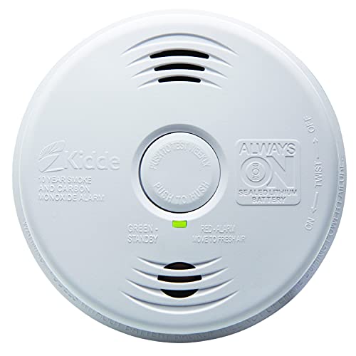 Smoke & Carbon Monoxide Detector, 10-Year Battery Backup 7k