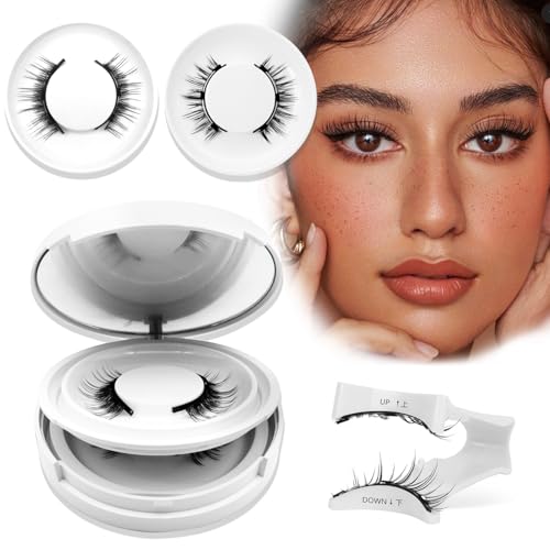 Magnetic Eyelashes with Applicator, Reusable Glue-Free Kit A7