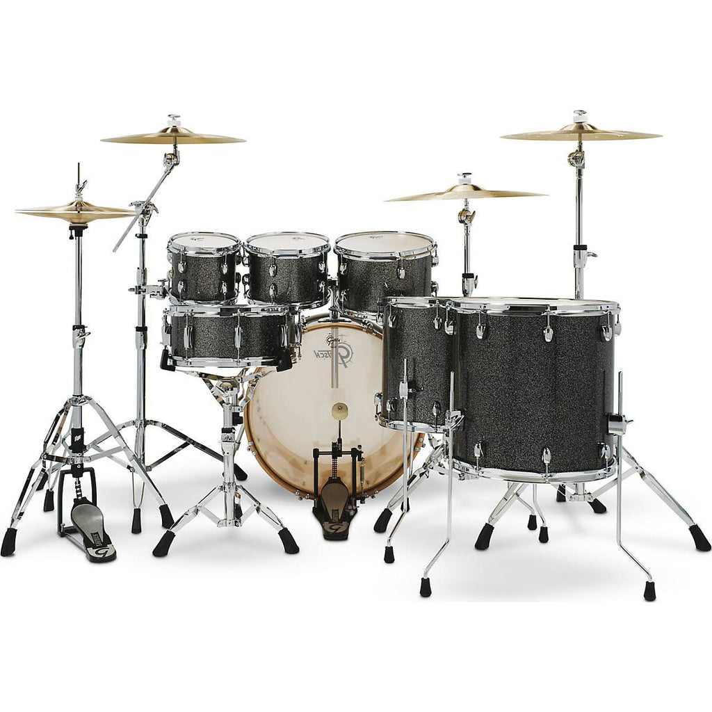 Maple 6-Piece Shell Pack with 8in Tom Black Stardust k7