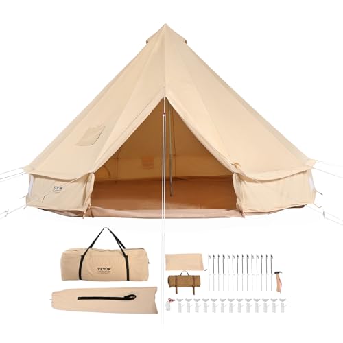 Canvas Bell Tent 4 Season 6m Yurt Camping Stove Jack p7K