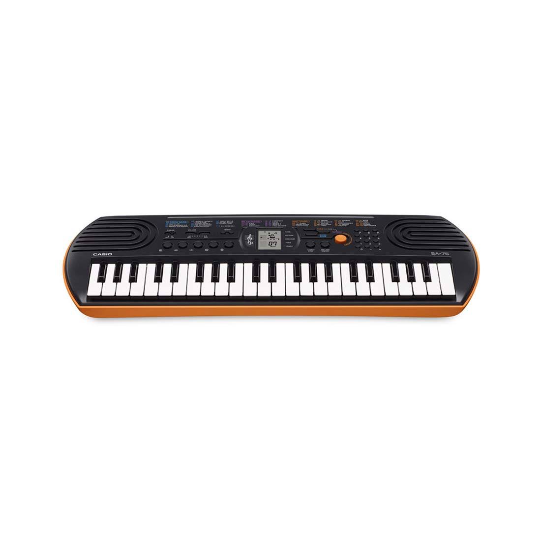 Electronic Mini Keyboard 44-Key Black Orange k7