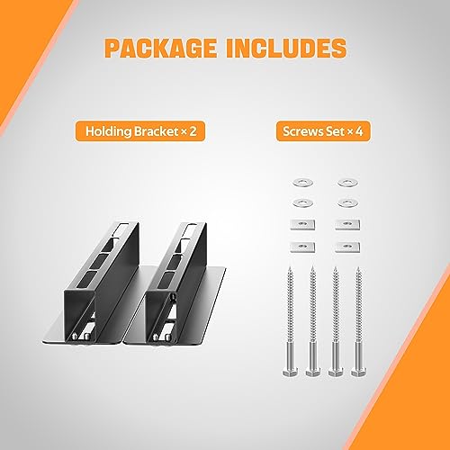 Overhead Garage Storage Rack for Bins, Adjustable Width, 4 Pack A7