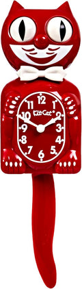 Kit Cat Klock Space Cherry Red 15.5" High BC-52