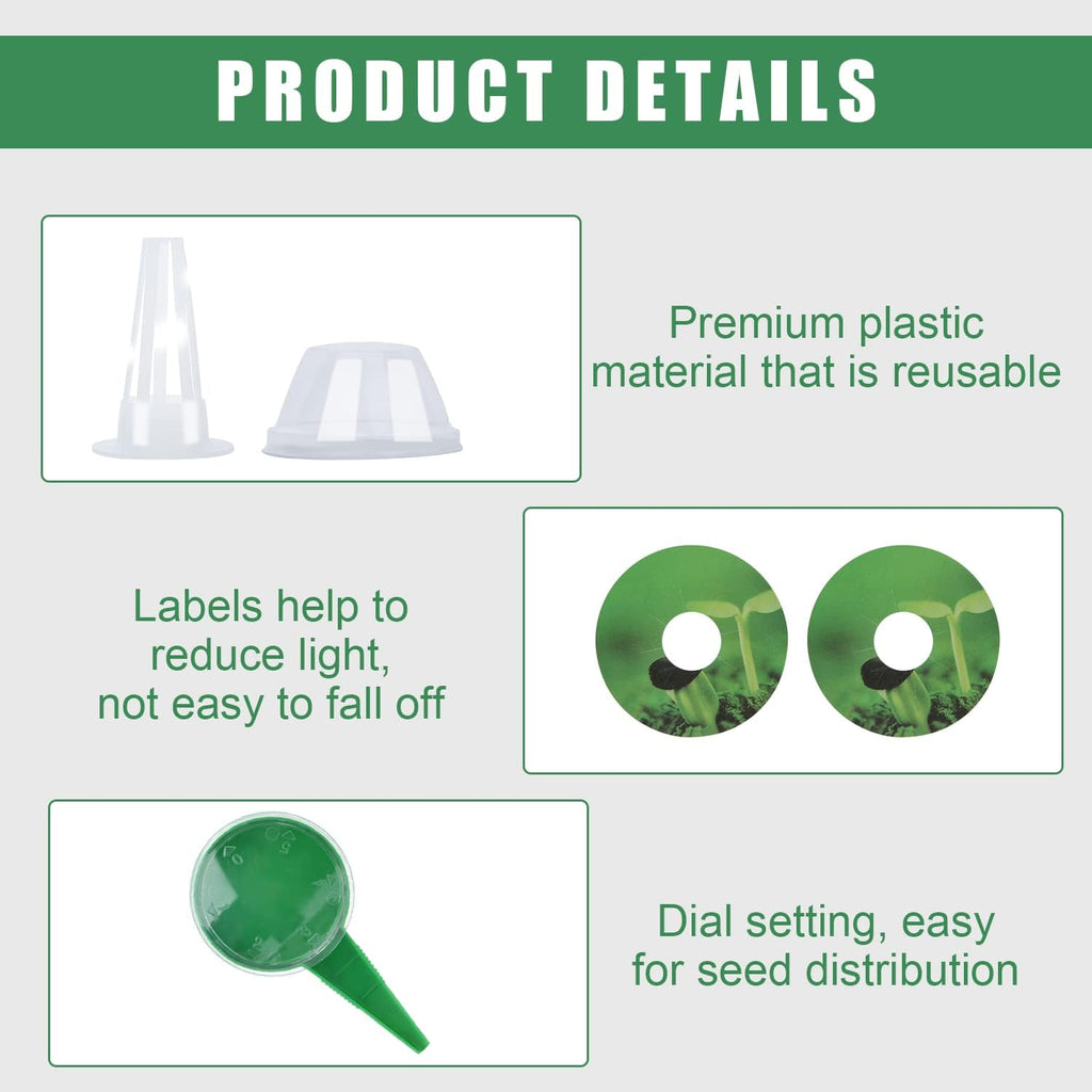 Seed Pod Kit for Hydroponic Garden, 24 Sets Indoor Growing System a7