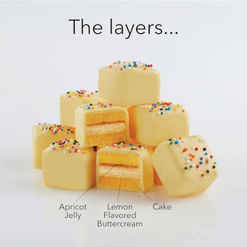 Mini Easter Petits Fours Cake Assortment 36pc A7