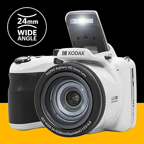 Digital Camera 42X Optical Zoom 24mm Wide Angle 1080P Video r7