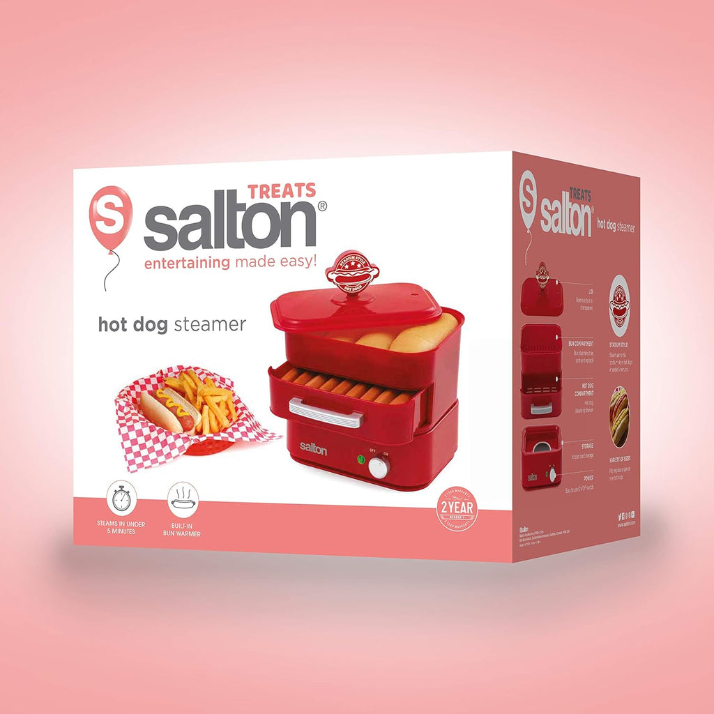 Hot Dog Steamer Transparent Red k7