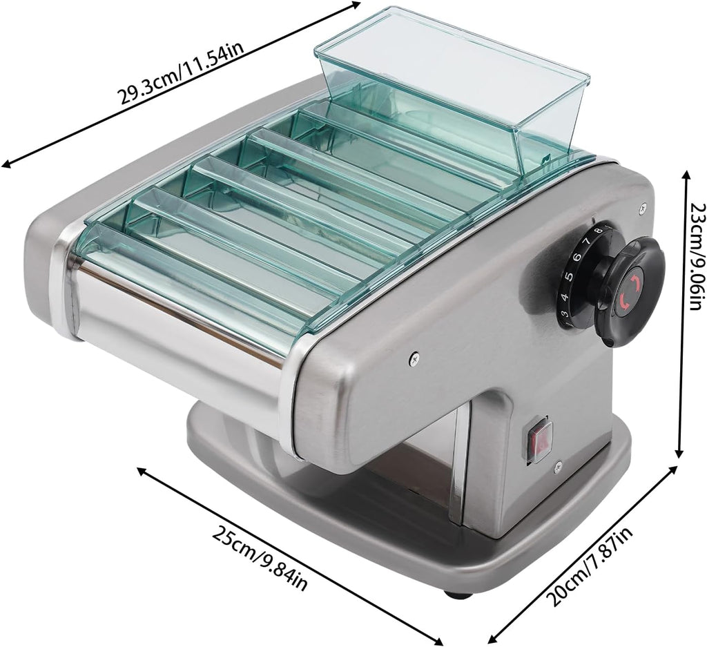 Electric Pasta Maker, Automatic Noodle Machine, Adjustable Cutter 7k