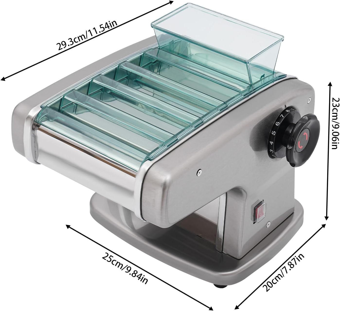 Electric Pasta Maker, Automatic Noodle Machine, Adjustable Cutter 7k