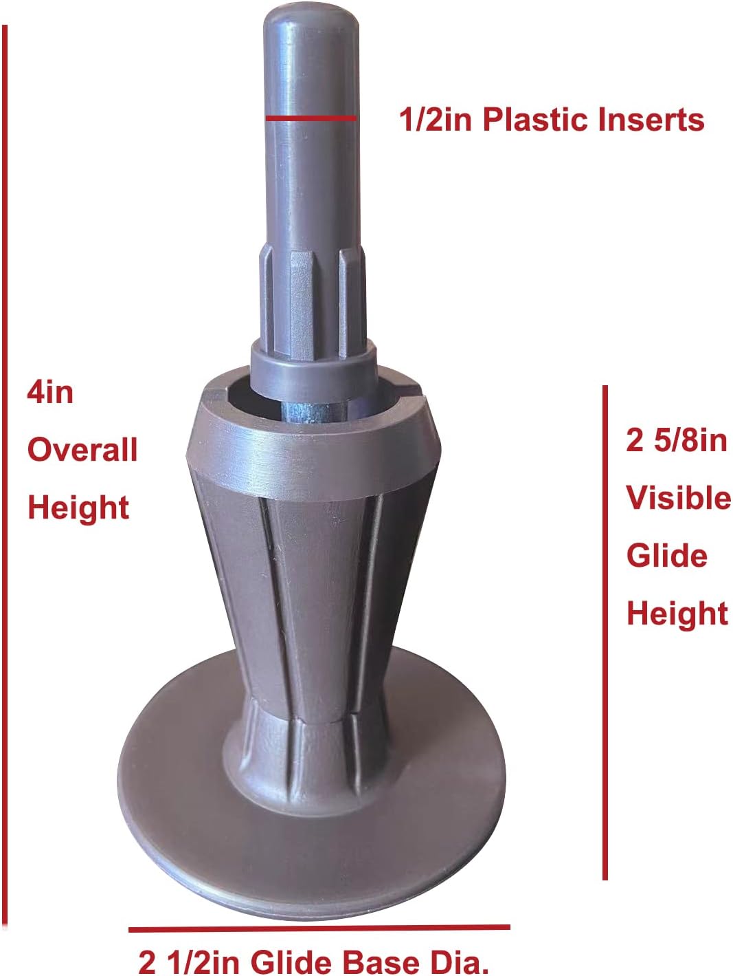 Heavy Duty Bed Frame Feet Replacement Set of 4 Glide Legs k7