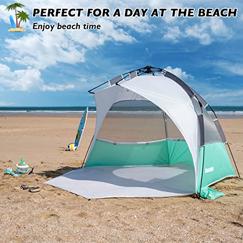 Beach Tent Pop Up Sun Shelter UPF 50+ UV Protection a7