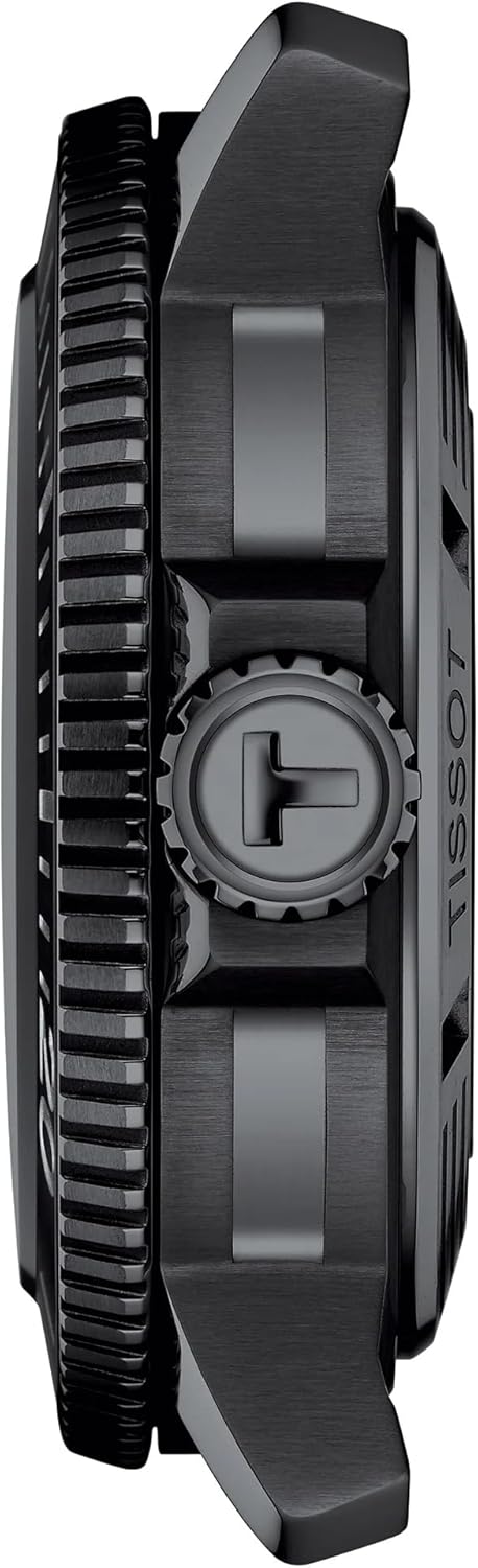 Men's Automatic Dive Watch Blue Black Rubber 9k