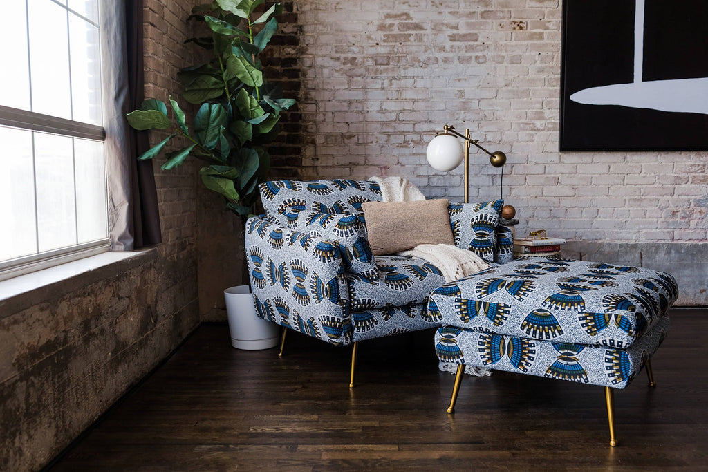 Modern Armchair Ankara Velvet Gold k7