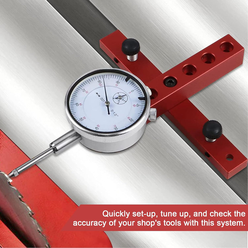 Adjustable Table Saw Dial Indicator Gauge for Alignment k7