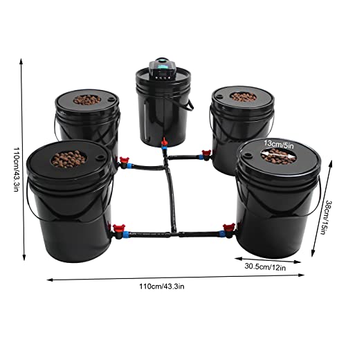 Hydroponics Growing System 5 Gallon Bucket k7