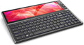 Ficihp Mechanical Keyboard, Built-in 12.6 Inch Touchscreen, Compact 71 Keys RGB LED Backlit N-Key Multifunctional Split Screen Keyboard for Mac Windows Android - Black