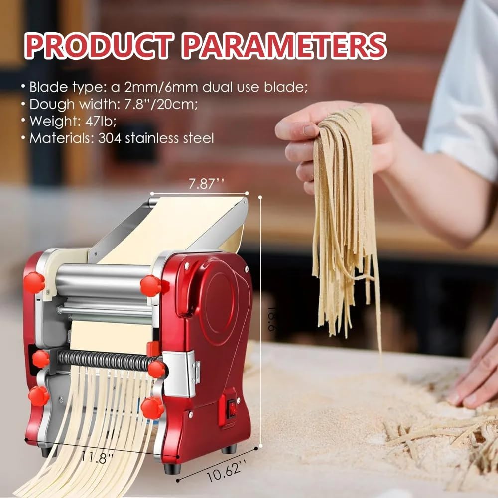 Pasta Maker 550W Stainless Steel Automatic Noodle Machine k7