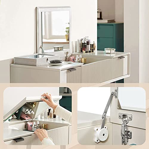Vanity Desk with Drawer & Flip Mirror a7