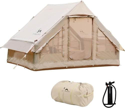 Inflatable Camping Tent 4 Season Waterproof Easy Setup a7