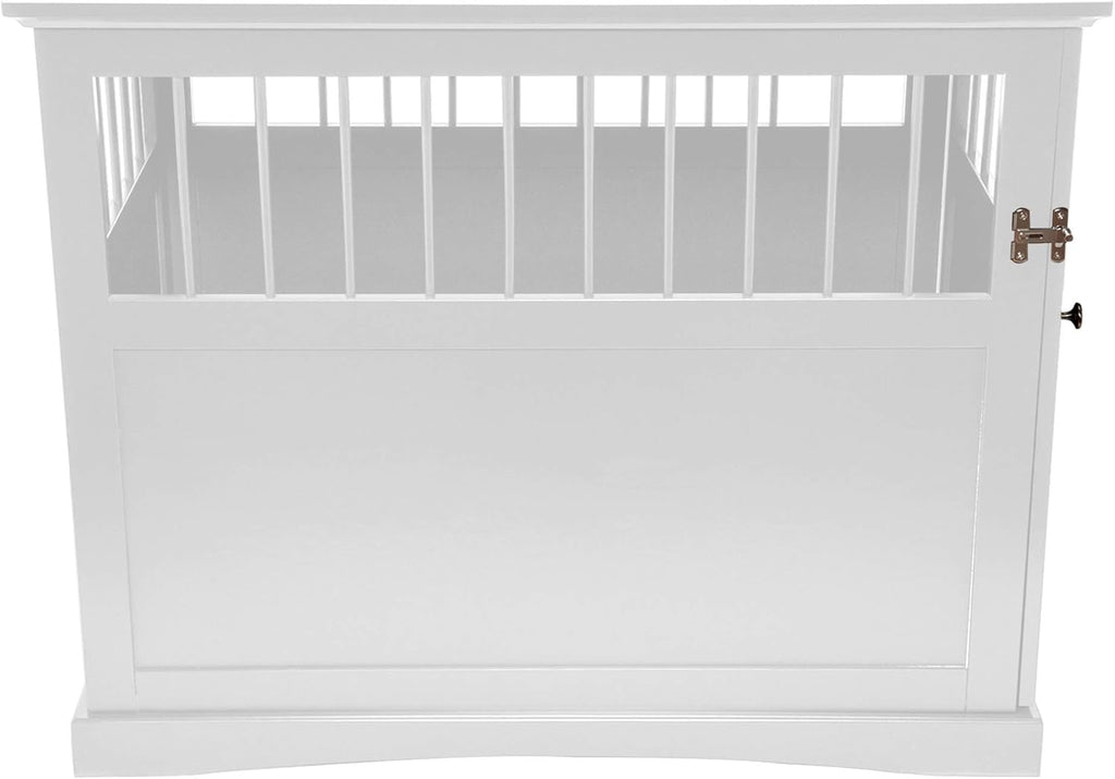 Dog Crate End Table White Large k7