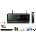 Yamaha RX-V4A 5.2-Channel Surround Sound Network AV Receiver with MusicCast Built-in Wi-Fi and Bluetooth Streaming Home Theater System Bundle with Accessories