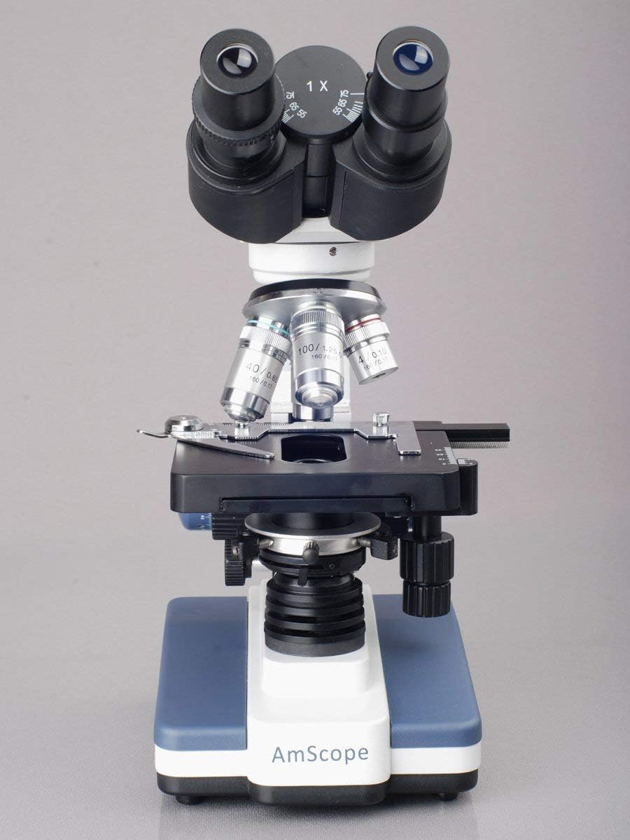 Binocular Compound Microscope 40X-2500X LED k7