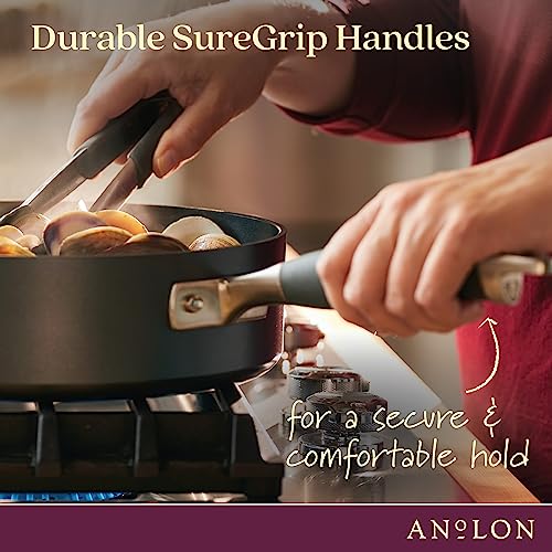 Nonstick Square Fry Pan 4 Quart Graphite Gray A7