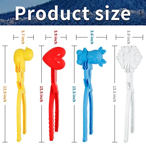 Snowball Maker Clip with Handle for Kids Winter Outdoor Toys D7k