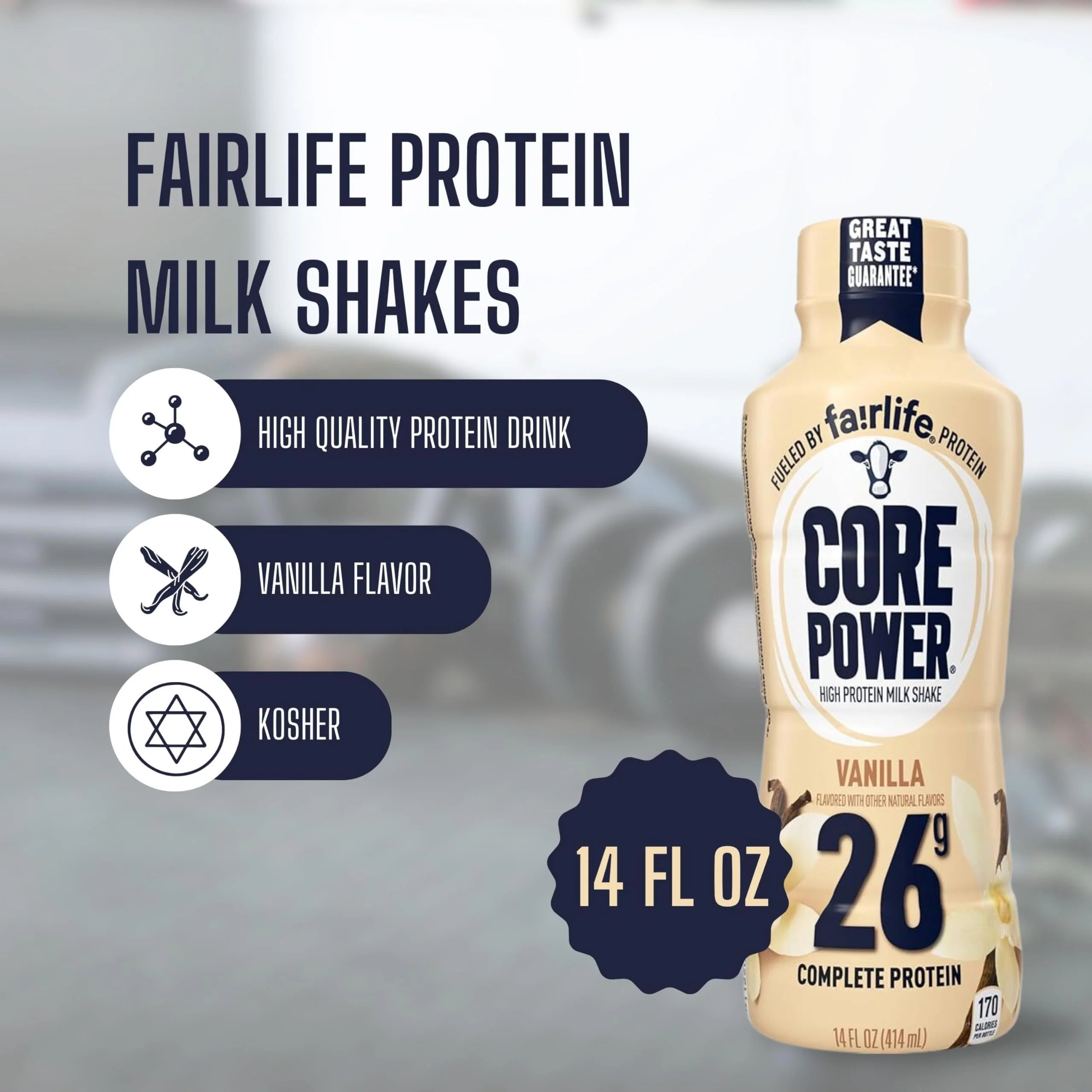 Vanilla Protein Shakes 14 Fl Oz Pack of 12 a7