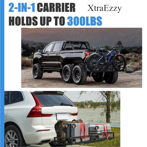 Bike Rack for 2 Ebikes, Heavy-Duty, 2" Receiver A7k