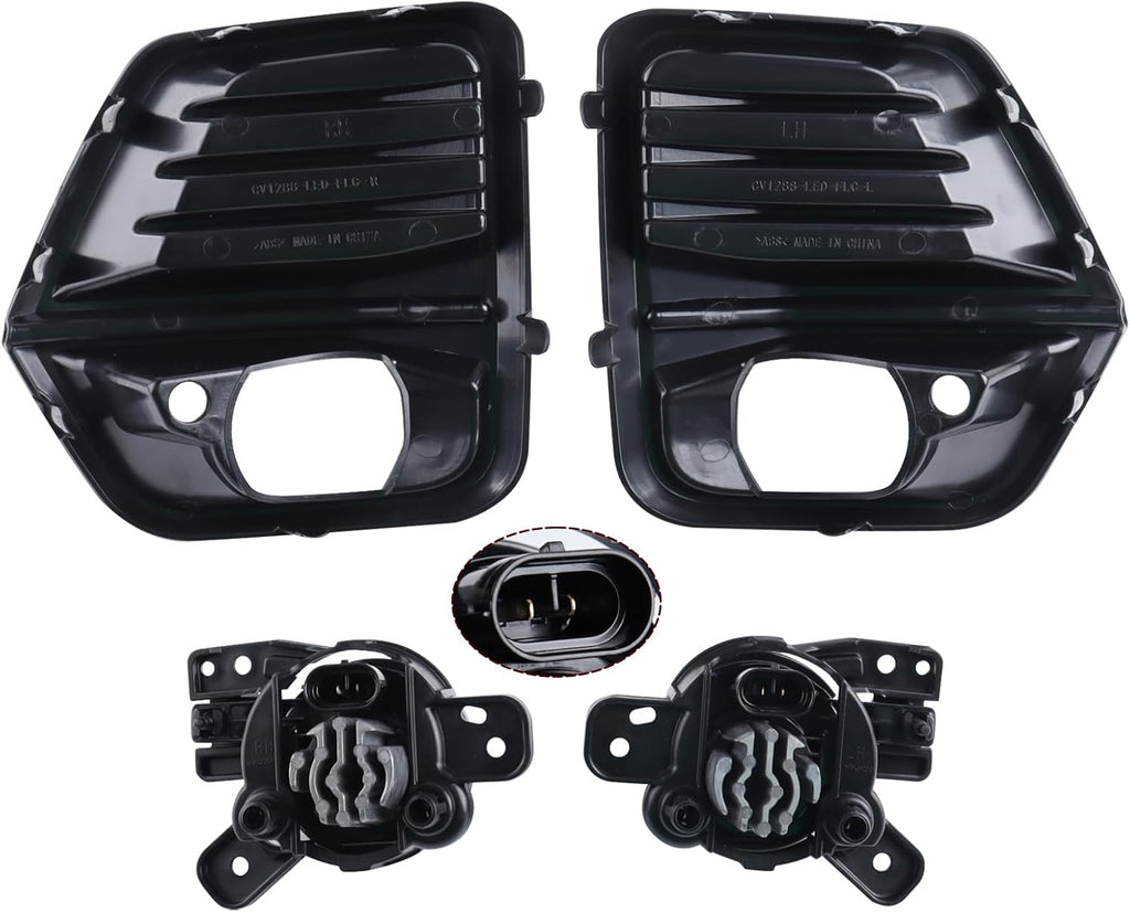 LED Fog Light Set for 2023 2024 Chevrolet Colorado Front Bumper A8
