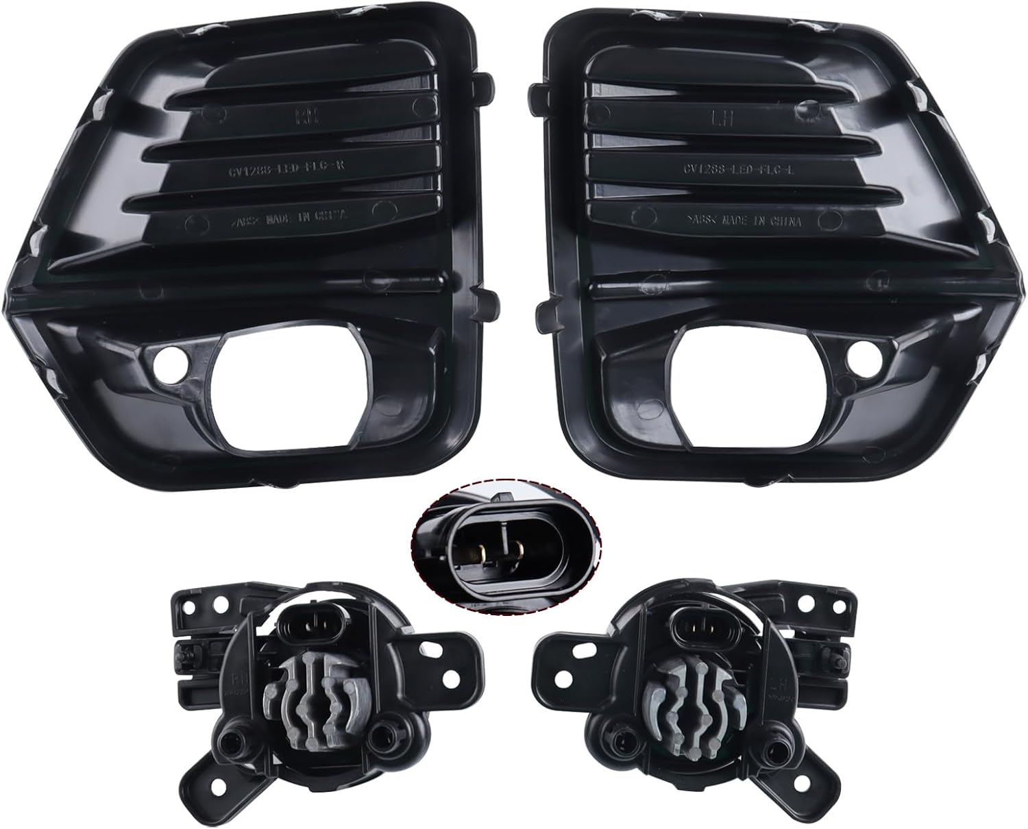 LED Fog Light Set for 2023 2024 Chevrolet Colorado Front Bumper A8