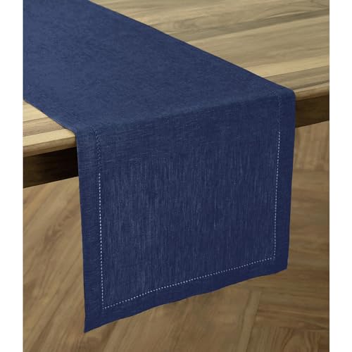 Linen Chambray Table Runner 120 Inches x7