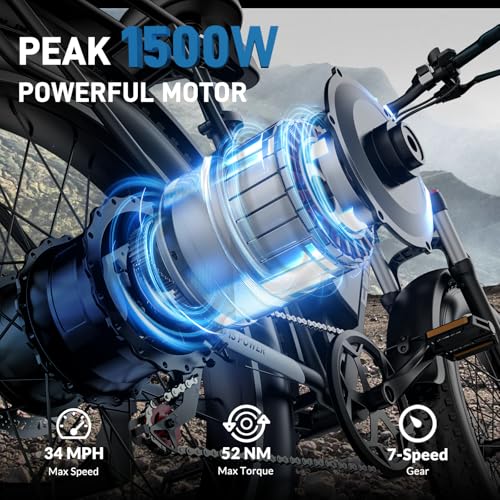 Electric Bike for Adults 48V Fat Tire eBike 7k