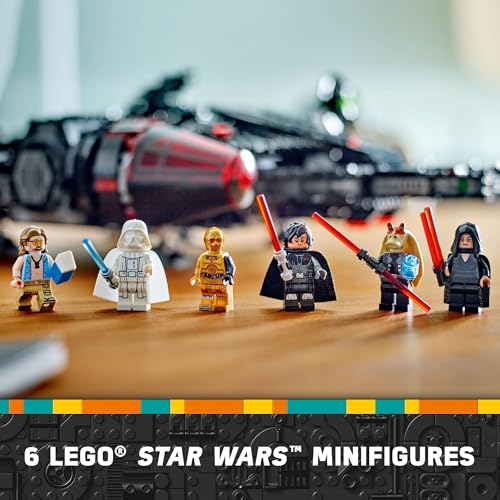LEGO Star Wars Dark Falcon Buildable Starship Toy Set 6 Minifigures 7k