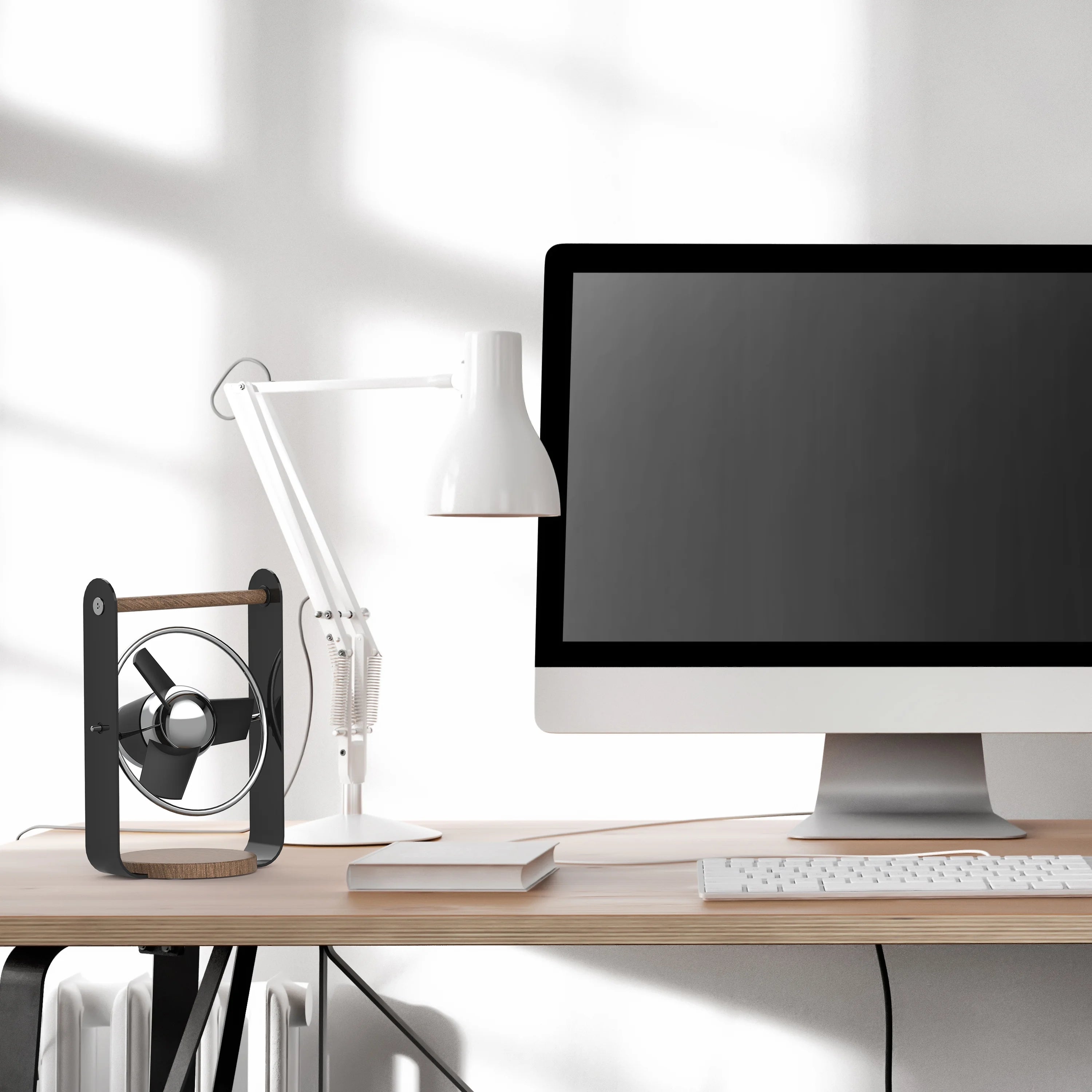 Desktop Fan, 8 Inch, Black a7