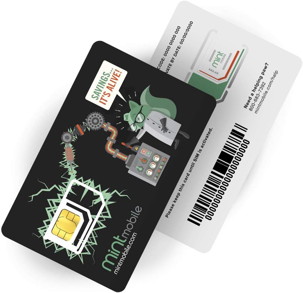 Wireless Plan 10GB 5G 4G LTE SIM Card k7