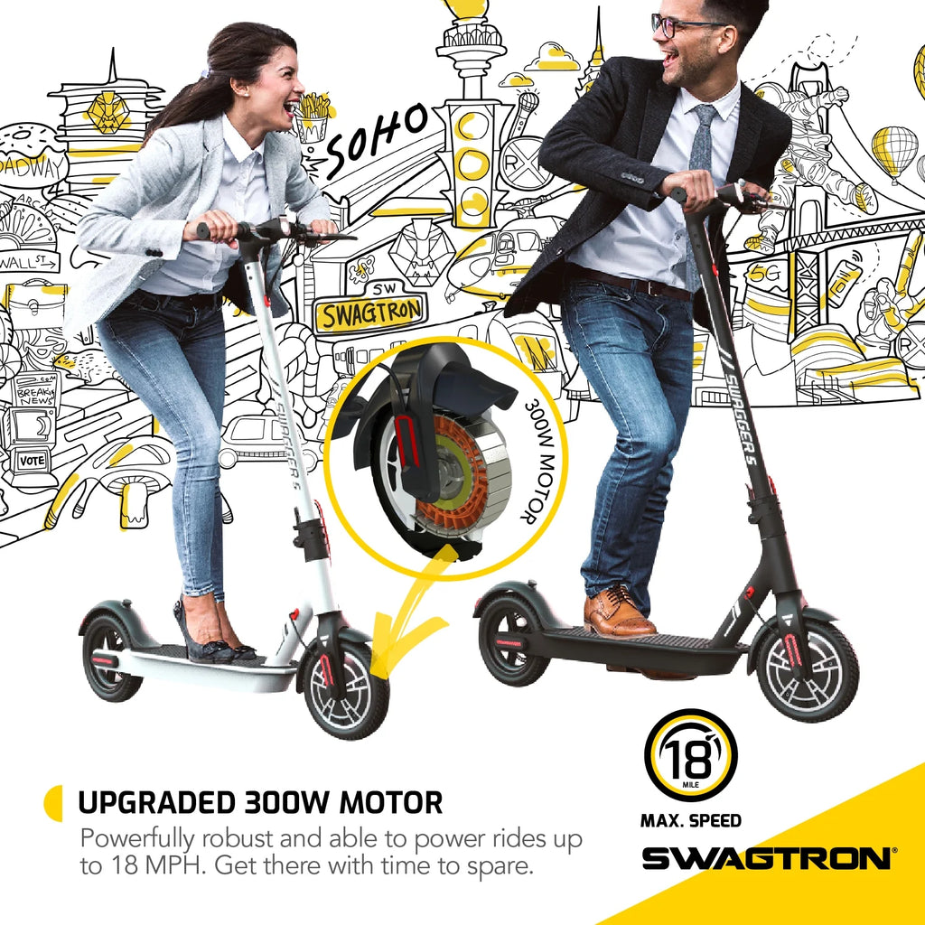 Adult Electric Scooter 320 lb Capacity 18 Mph A7