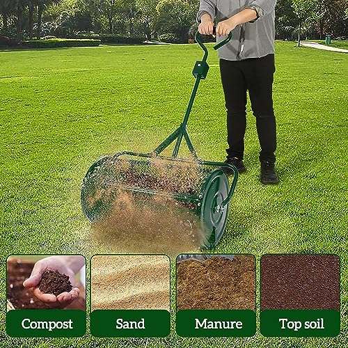 Garden Spreader with Metal Mesh Basket 24x17 Inch a7