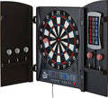 Fat Cat Mercury Electronic Dartboard, Built in Cabinet Doors with Integrated Scoreboard