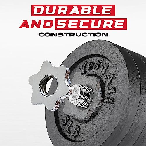 Adjustable Dumbbell Set with Weight Plates 4x